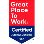 Great Place to Work Certified 2025-2026