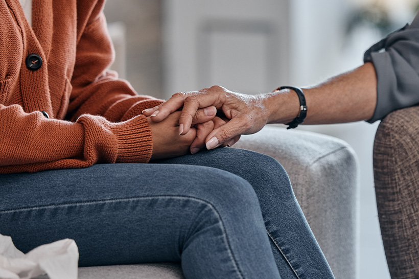 close up of holding hands